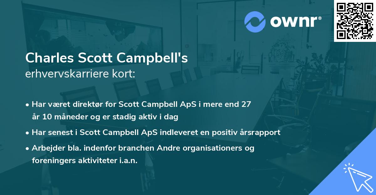 Charles Scott Campbell's erhvervskarriere kort