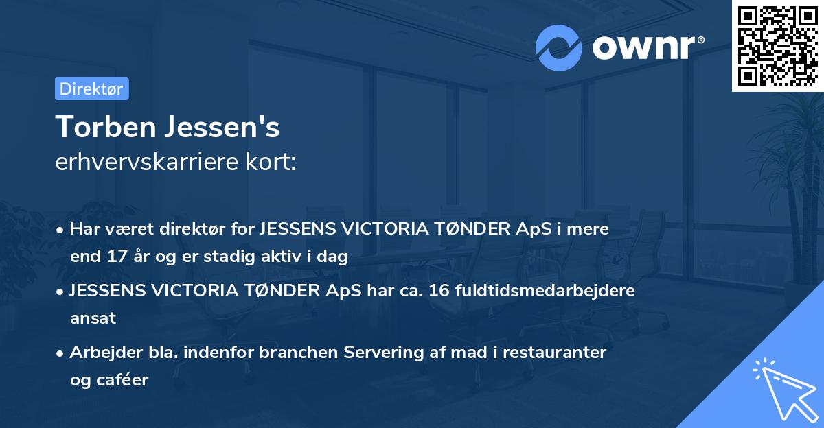 Torben Jessen's erhvervskarriere kort