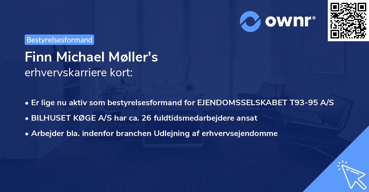 Finn Michael Møller's erhvervskarriere kort