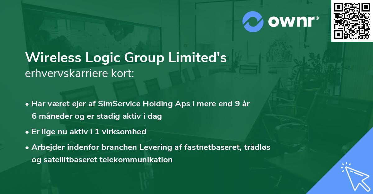 Wireless Logic Group Limited's erhvervskarriere kort