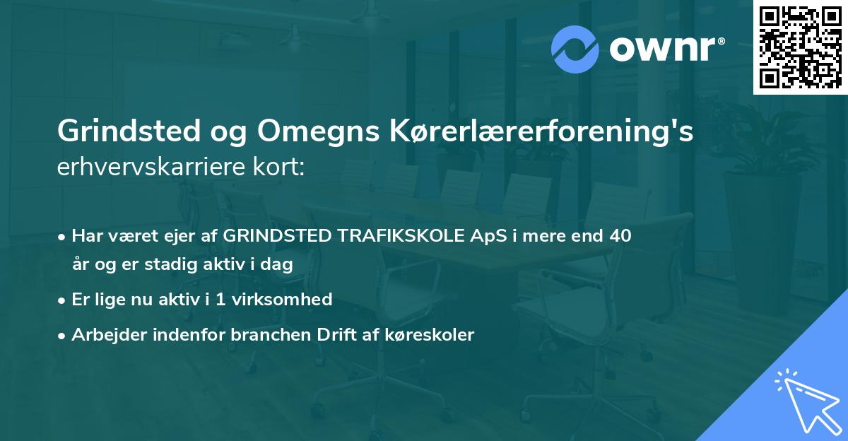Grindsted og Omegns Kørerlærerforening's erhvervskarriere kort