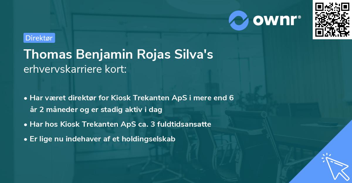 Thomas Benjamin Rojas Silva's erhvervskarriere kort