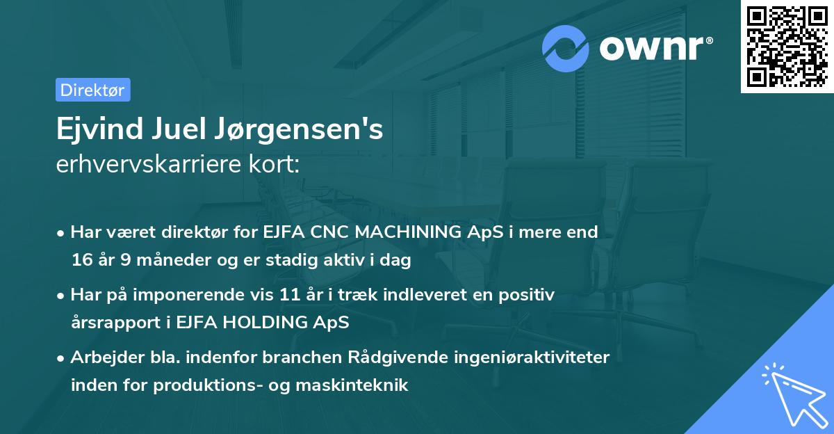Ejvind Juel Jørgensen's erhvervskarriere kort