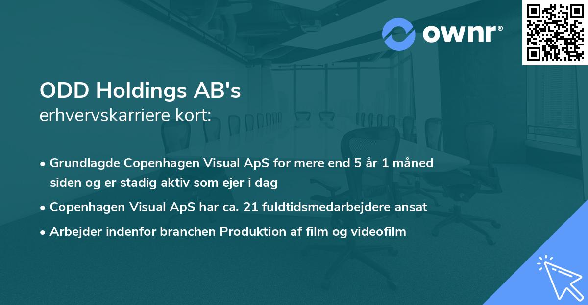 ODD Holdings AB's erhvervskarriere kort