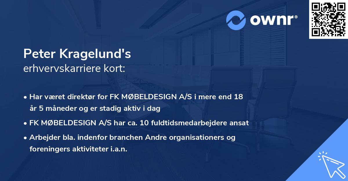 Peter Kragelund's erhvervskarriere kort