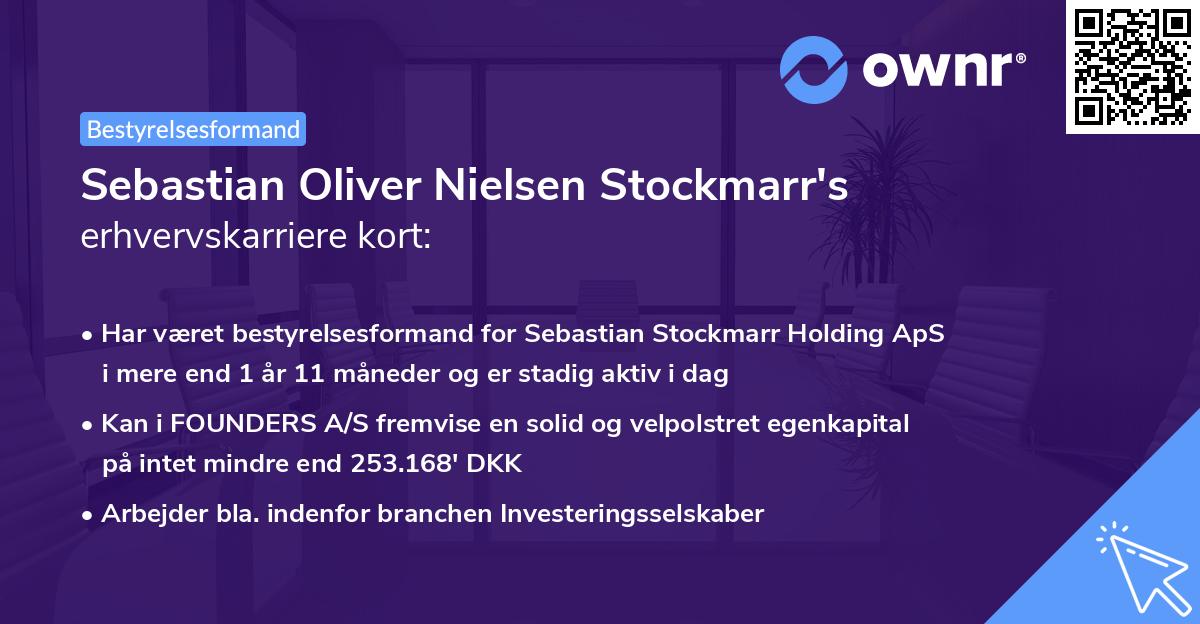 Sebastian Oliver Nielsen Stockmarr's erhvervskarriere kort