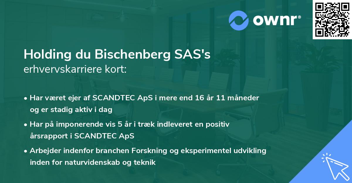 Holding du Bischenberg SAS's erhvervskarriere kort