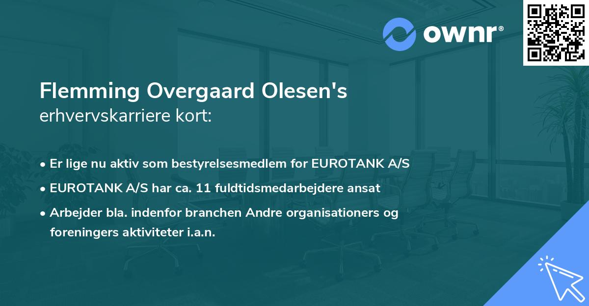 Flemming Overgaard Olesen's erhvervskarriere kort