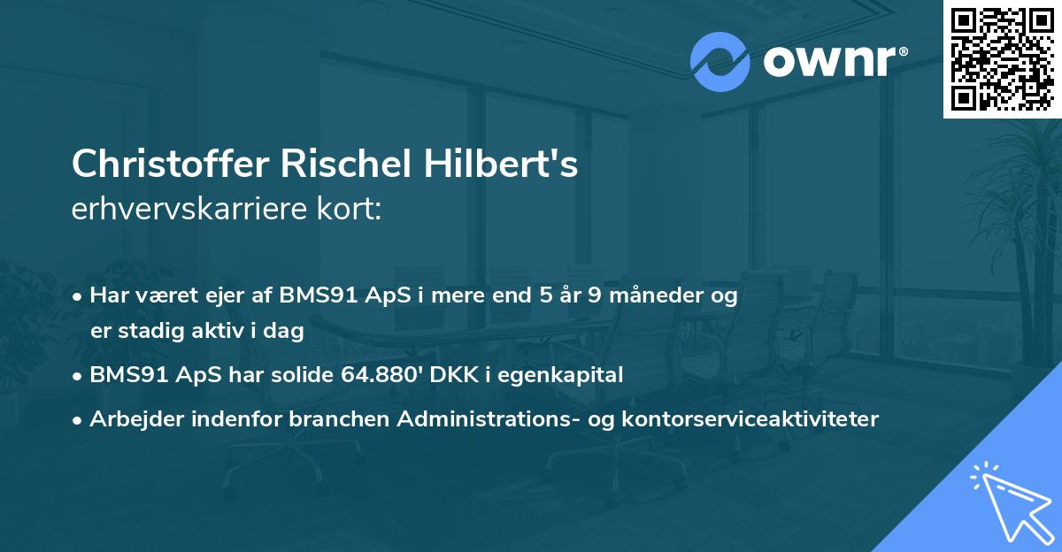 Christoffer Rischel Hilbert's erhvervskarriere kort