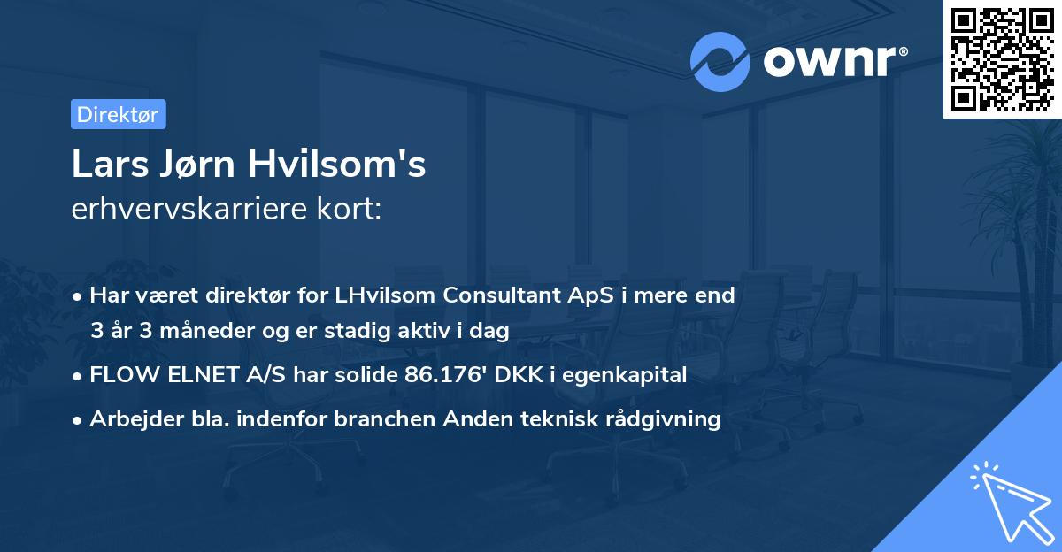 Lars Jørn Hvilsom's erhvervskarriere kort