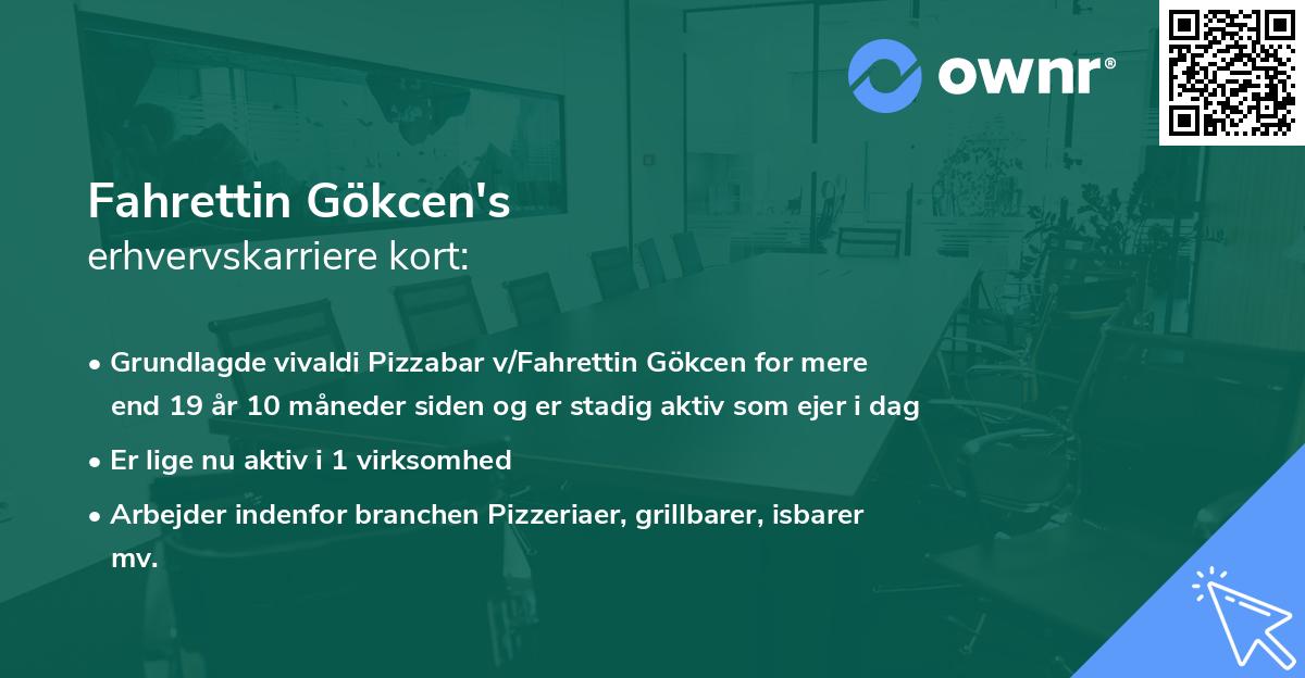 Fahrettin Gökcen's erhvervskarriere kort