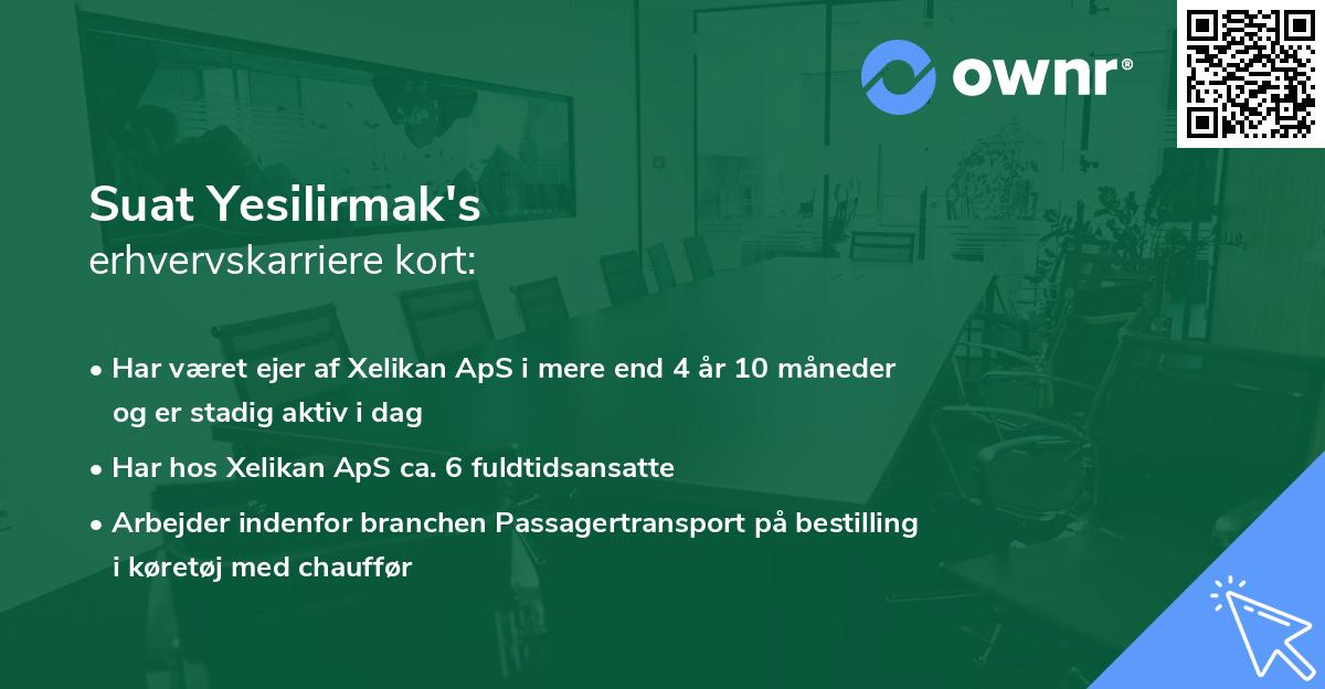 Suat Yesilirmak's erhvervskarriere kort