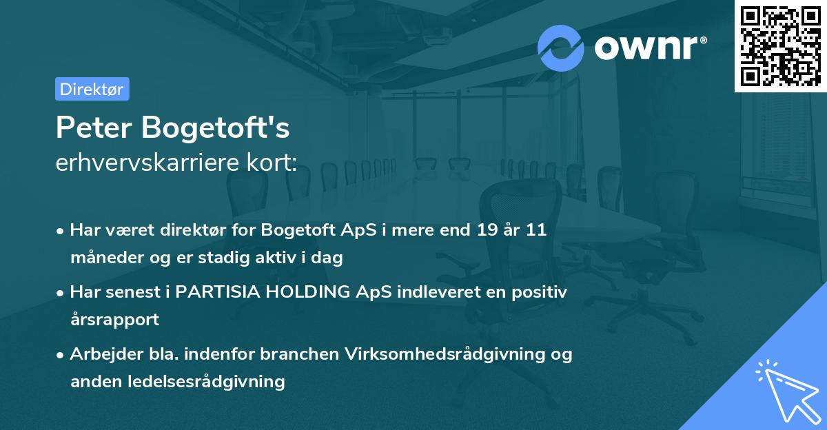 Peter Bogetoft's erhvervskarriere kort