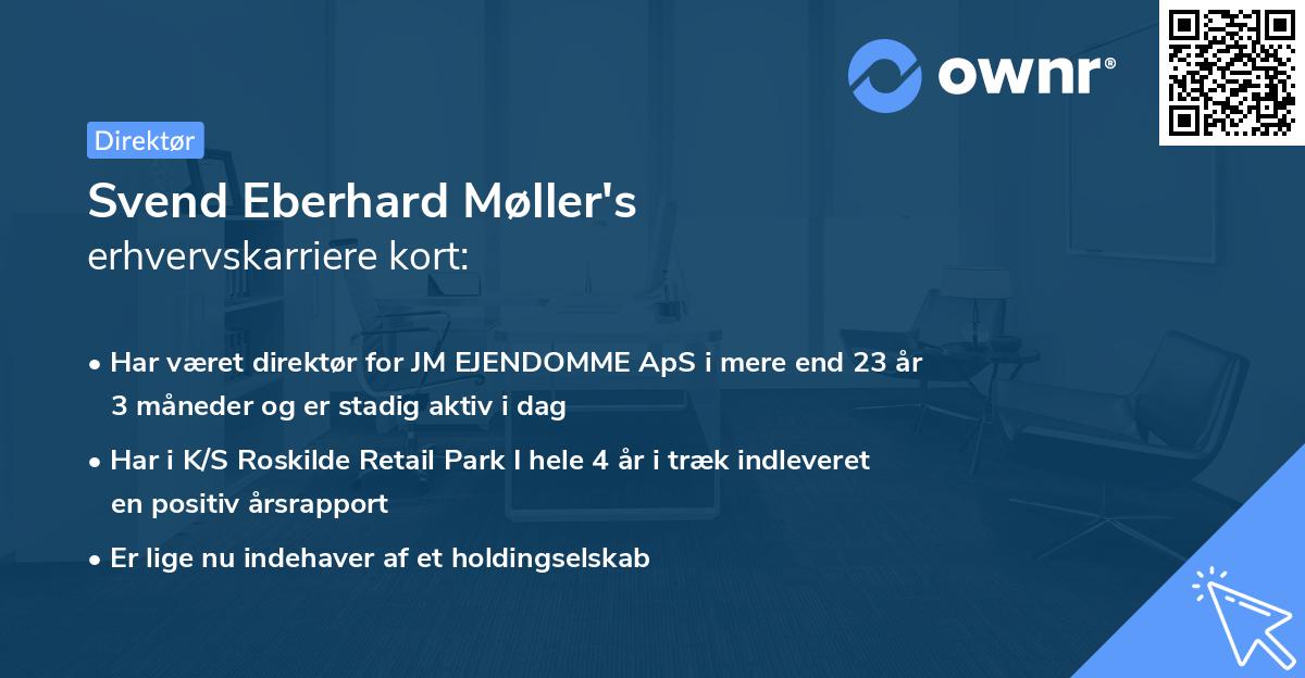 Svend Eberhard Møller's erhvervskarriere kort