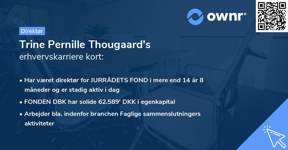 Trine Pernille Thougaard's erhvervskarriere kort
