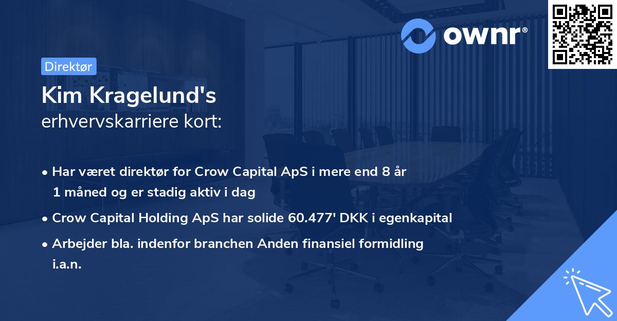 Kim Kragelund's erhvervskarriere kort