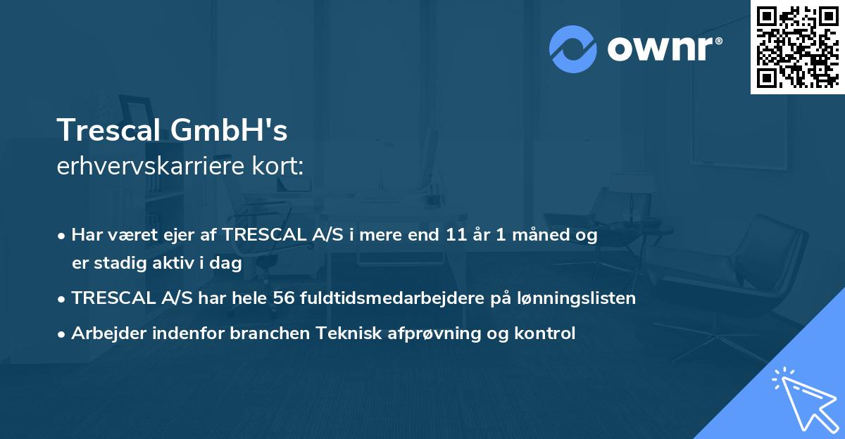 Trescal GmbH's erhvervskarriere kort