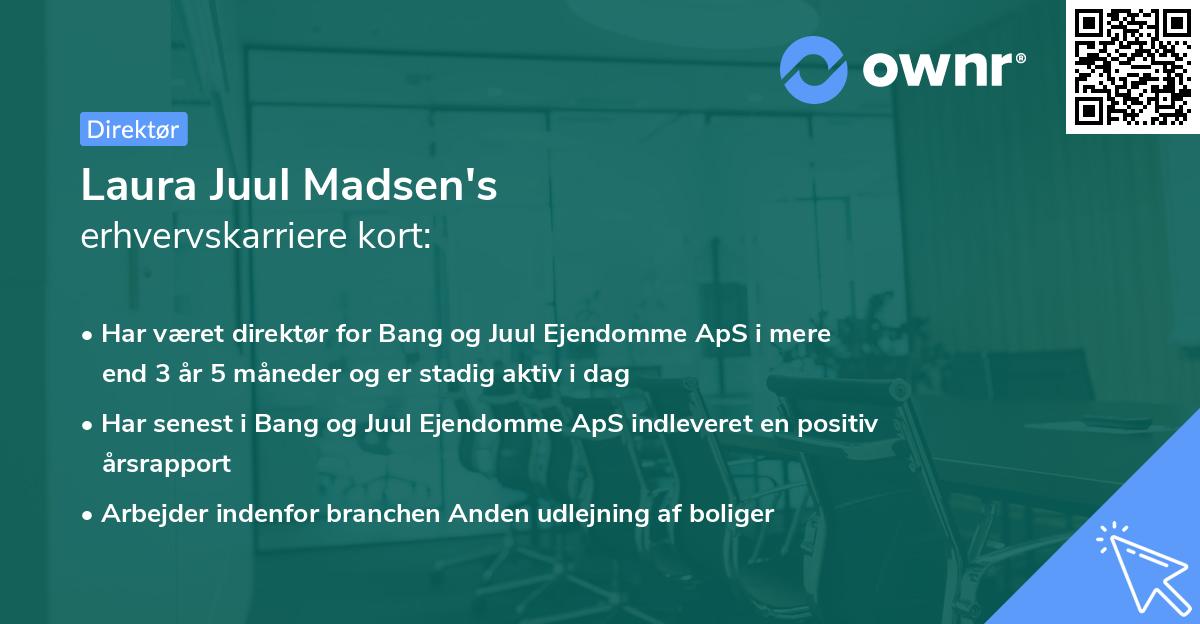 Laura Juul Madsen's erhvervskarriere kort