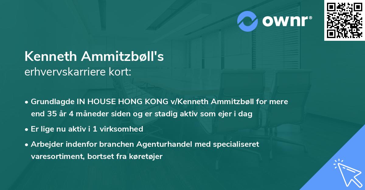 Kenneth Ammitzbøll's erhvervskarriere kort