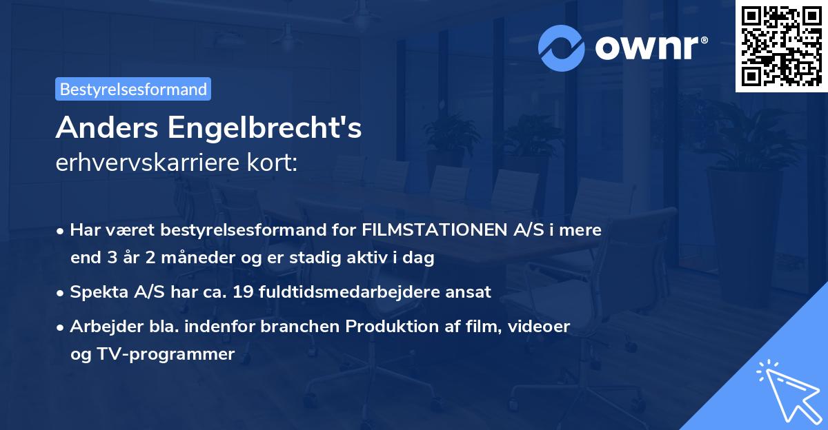 Anders Engelbrecht's erhvervskarriere kort