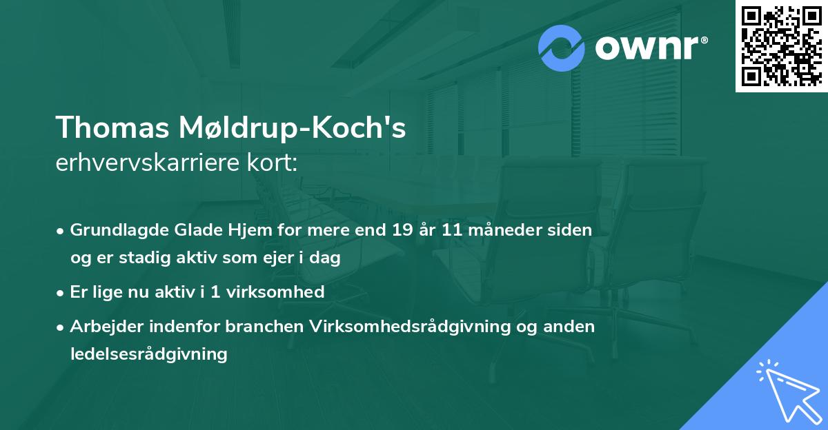 Thomas Møldrup-Koch's erhvervskarriere kort