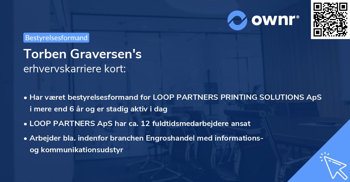 Torben Graversen's erhvervskarriere kort