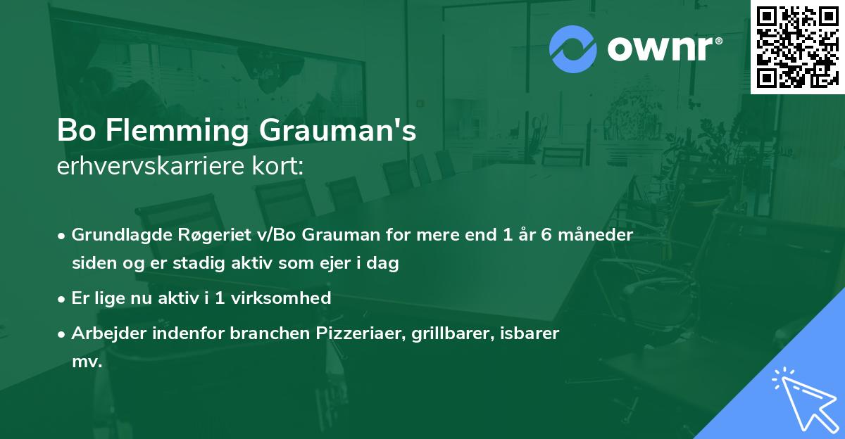 Bo Flemming Grauman's erhvervskarriere kort