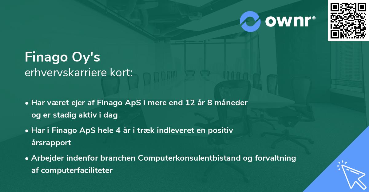 Finago Oy's erhvervskarriere kort