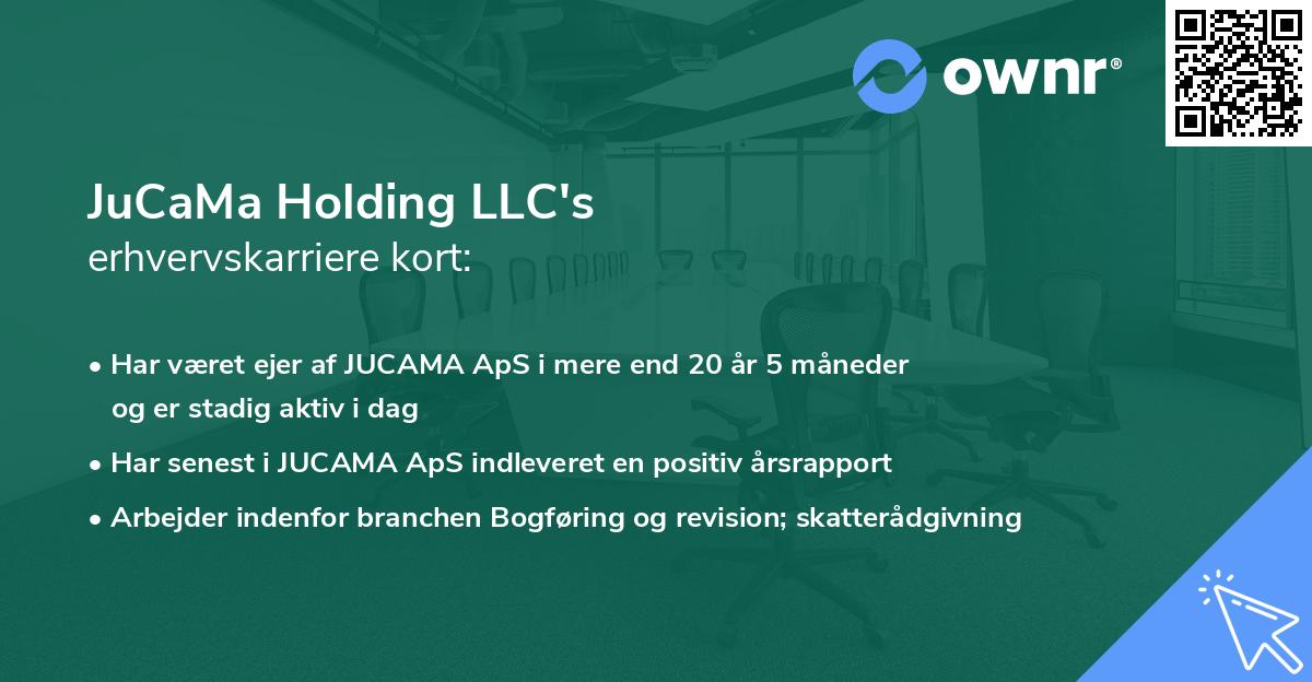 JuCaMa Holding LLC's erhvervskarriere kort