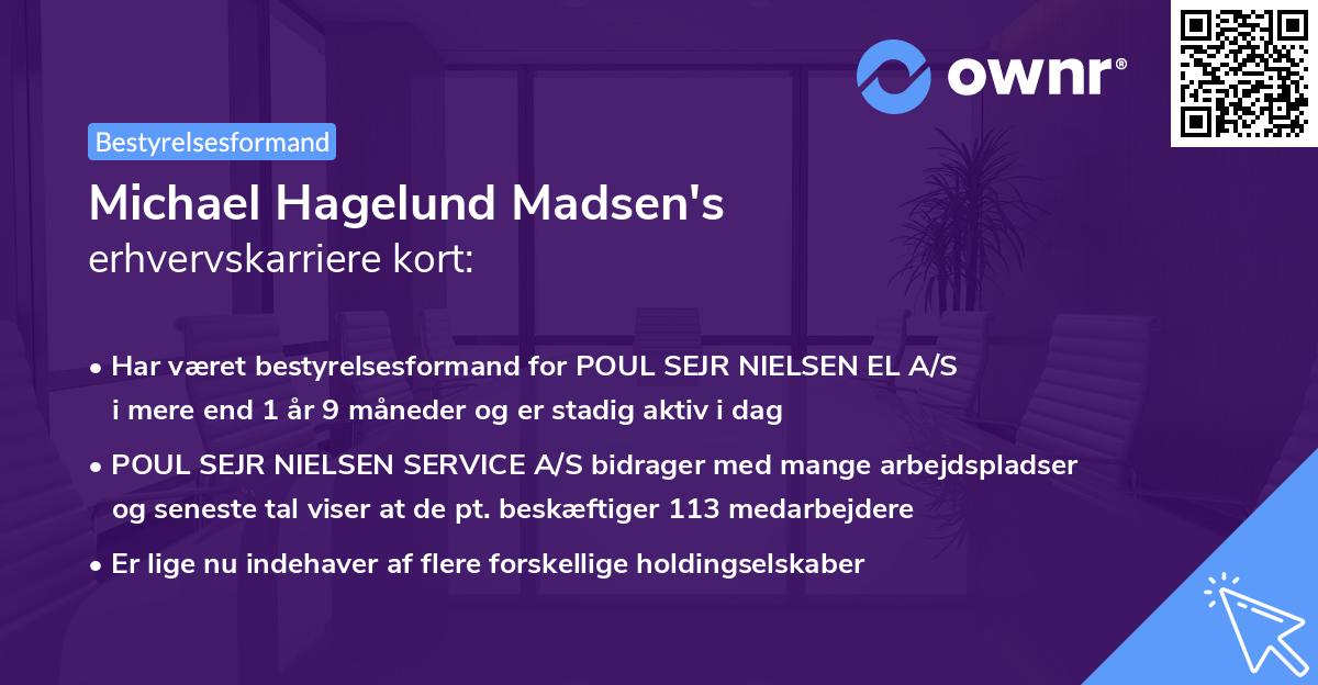 Michael Hagelund Madsen's erhvervskarriere kort