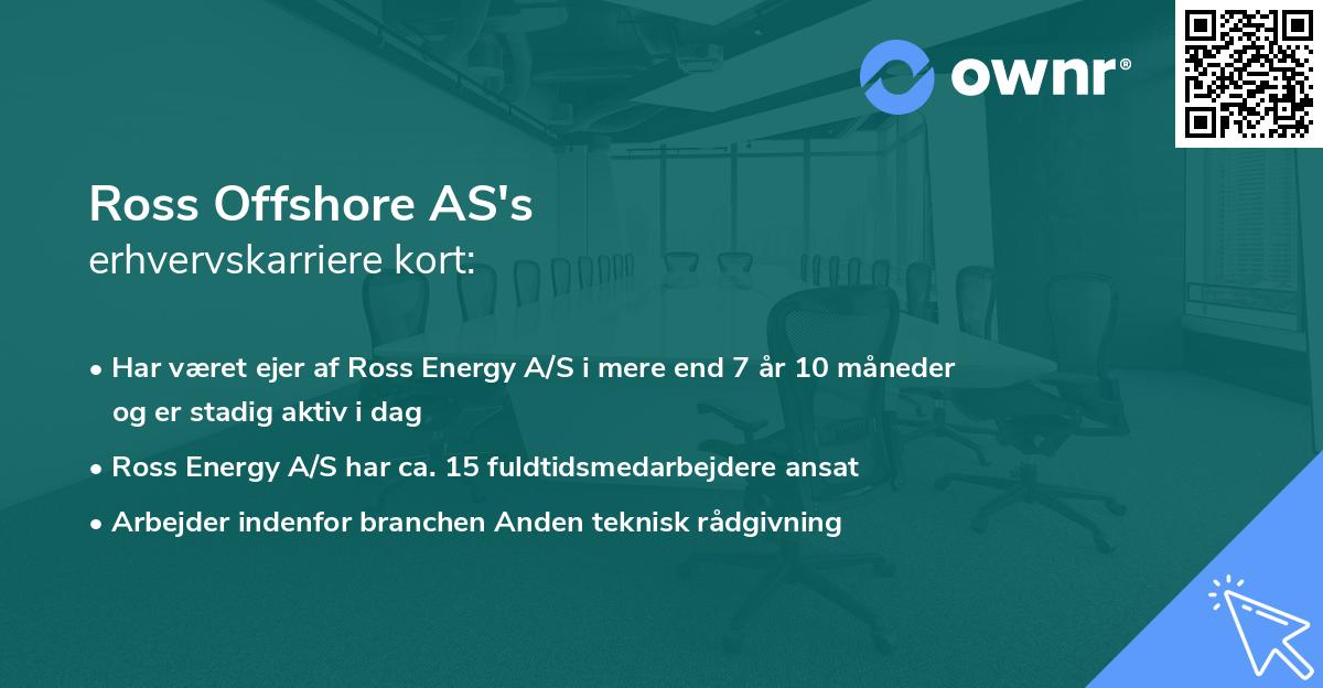 Ross Offshore AS's erhvervskarriere kort