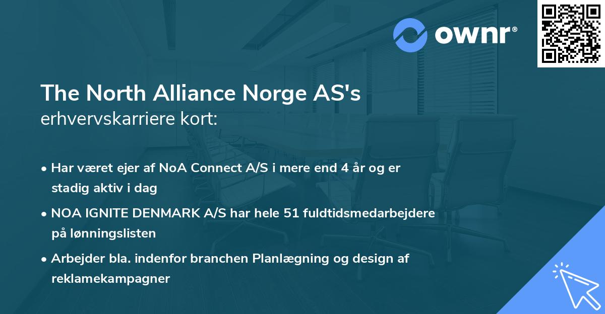 The North Alliance Norge AS's erhvervskarriere kort