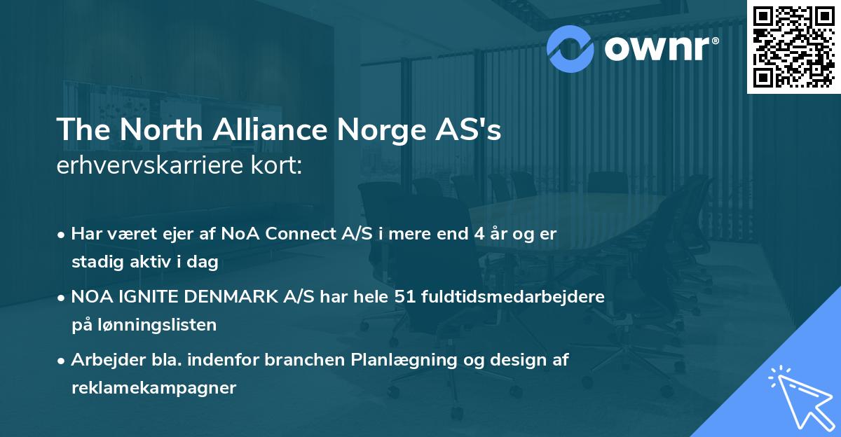 The North Alliance Norge AS's erhvervskarriere kort