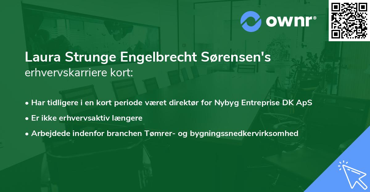 Laura Strunge Engelbrecht Sørensen's erhvervskarriere kort