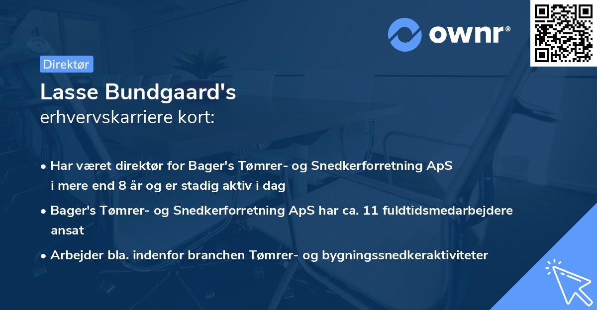 Lasse Bundgaard's erhvervskarriere kort