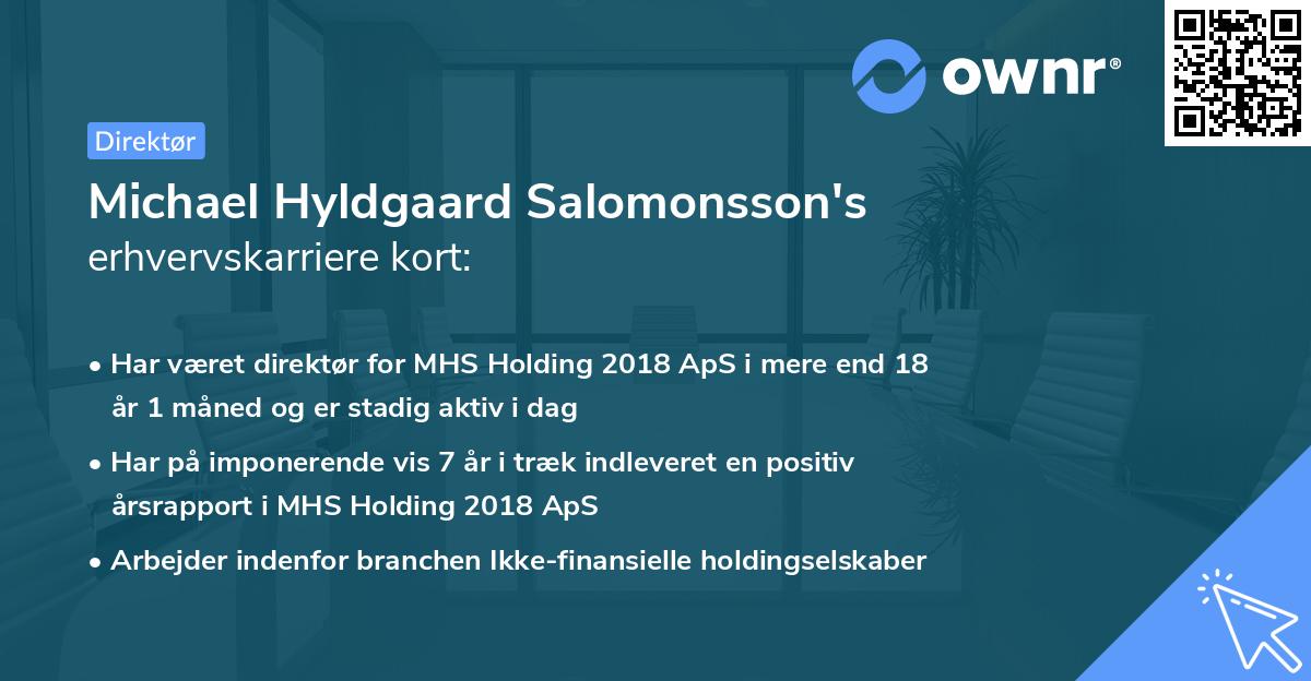 Michael Hyldgaard Salomonsson's erhvervskarriere kort