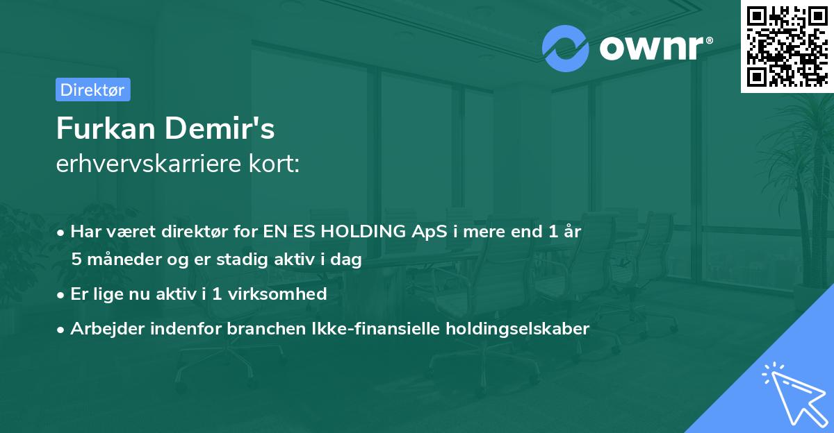 Furkan Demir's erhvervskarriere kort