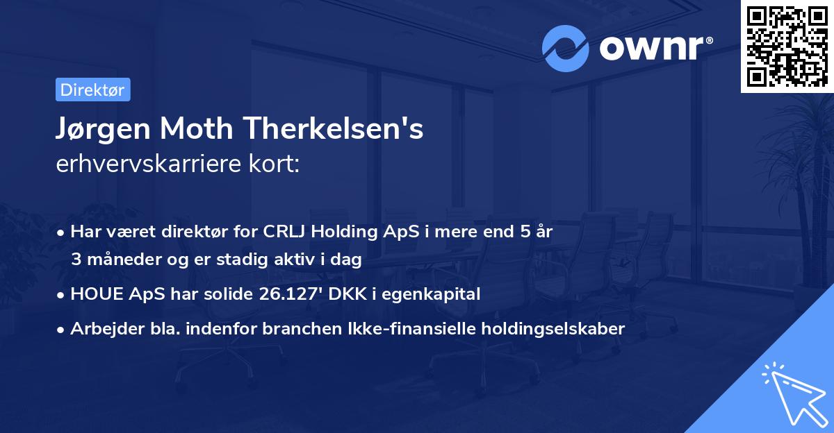 Jørgen Moth Therkelsen's erhvervskarriere kort