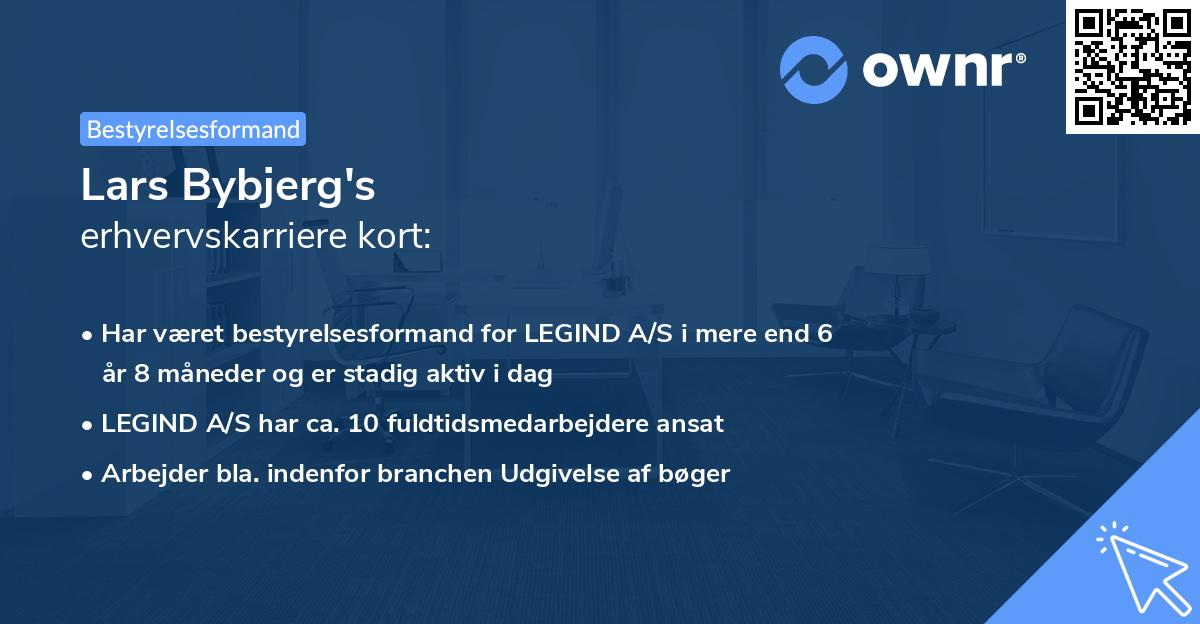 Lars Bybjerg's erhvervskarriere kort