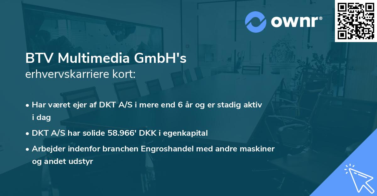 BTV Multimedia GmbH's erhvervskarriere kort