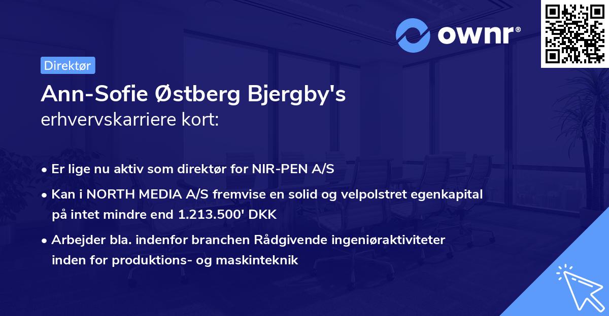 Ann-Sofie Østberg Bjergby's erhvervskarriere kort