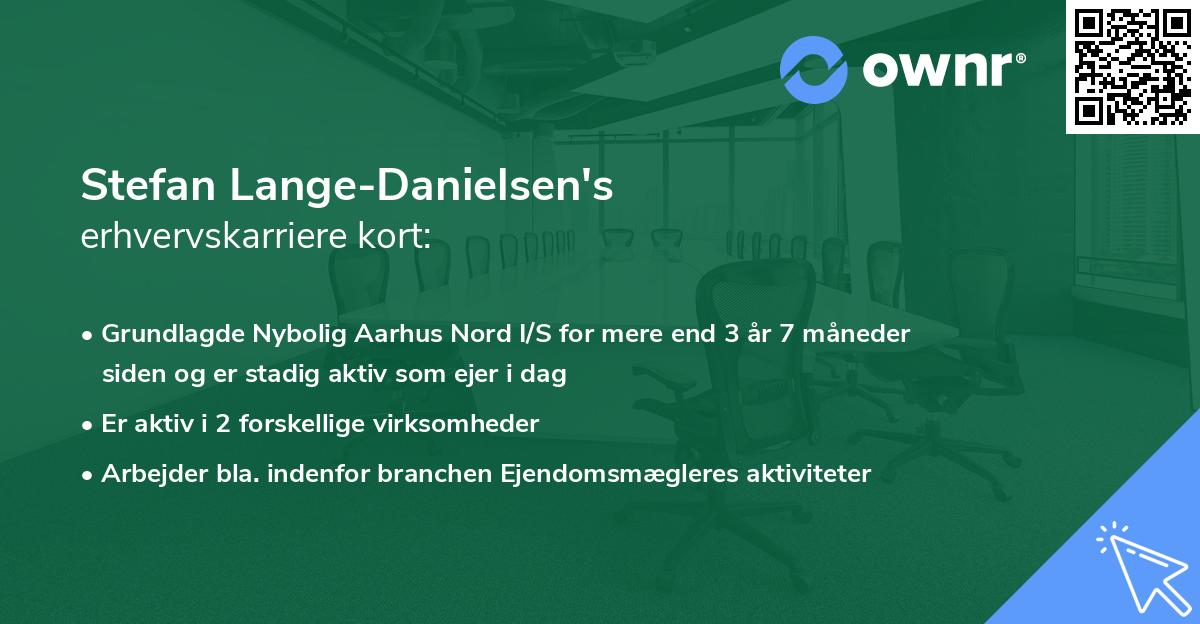 Stefan Lange-Danielsen's erhvervskarriere kort