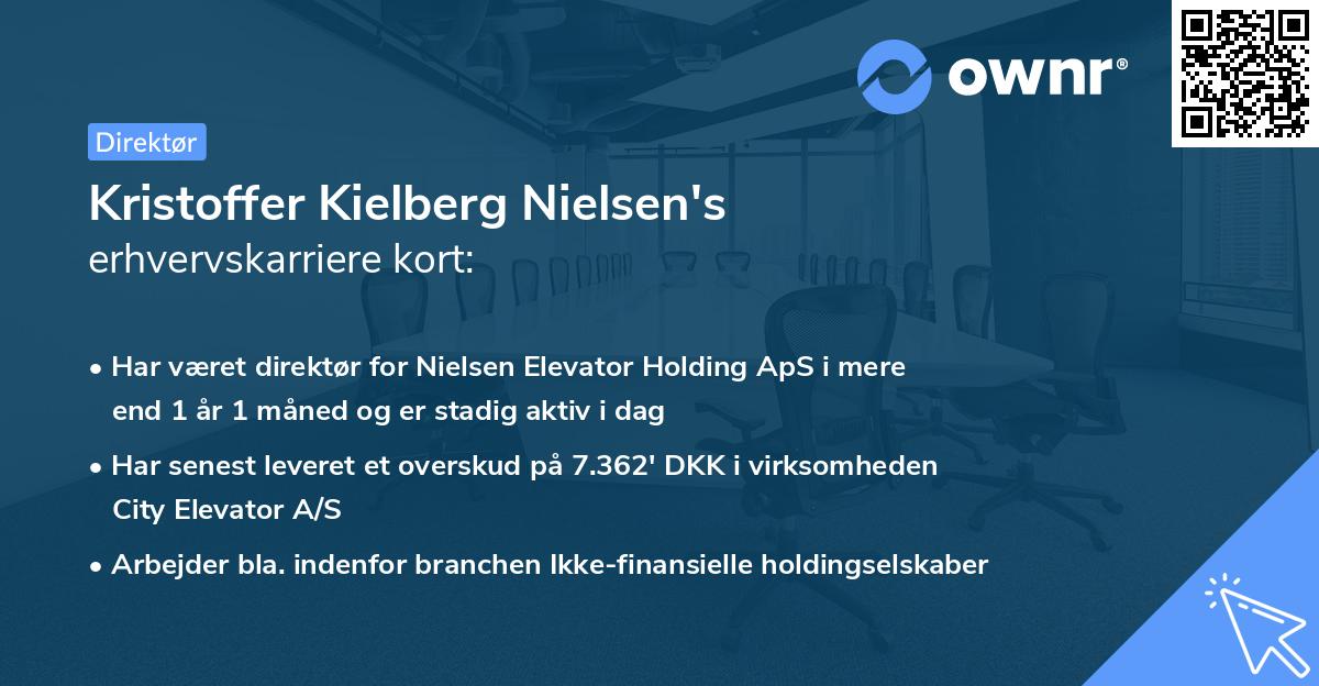 Kristoffer Kielberg Nielsen's erhvervskarriere kort