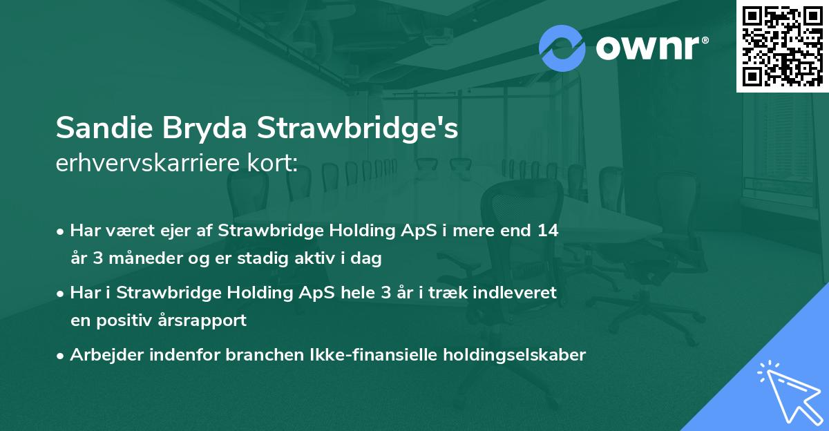 Sandie Bryda Strawbridge's erhvervskarriere kort