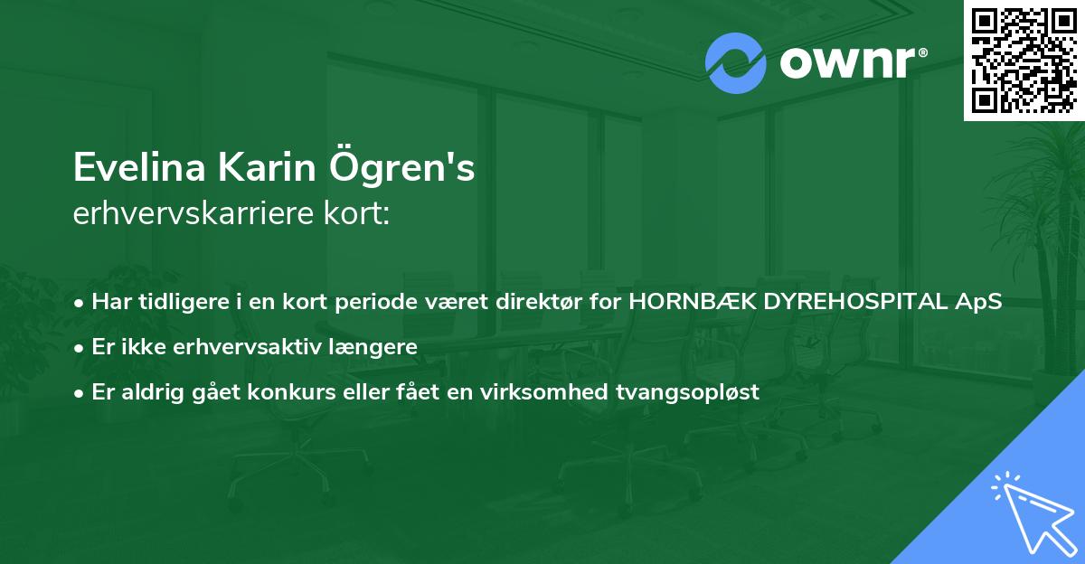 Evelina Karin Ögren's erhvervskarriere kort
