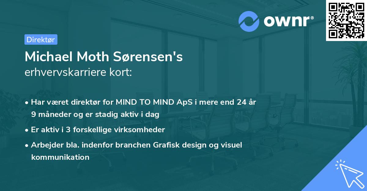 Michael Moth Sørensen's erhvervskarriere kort