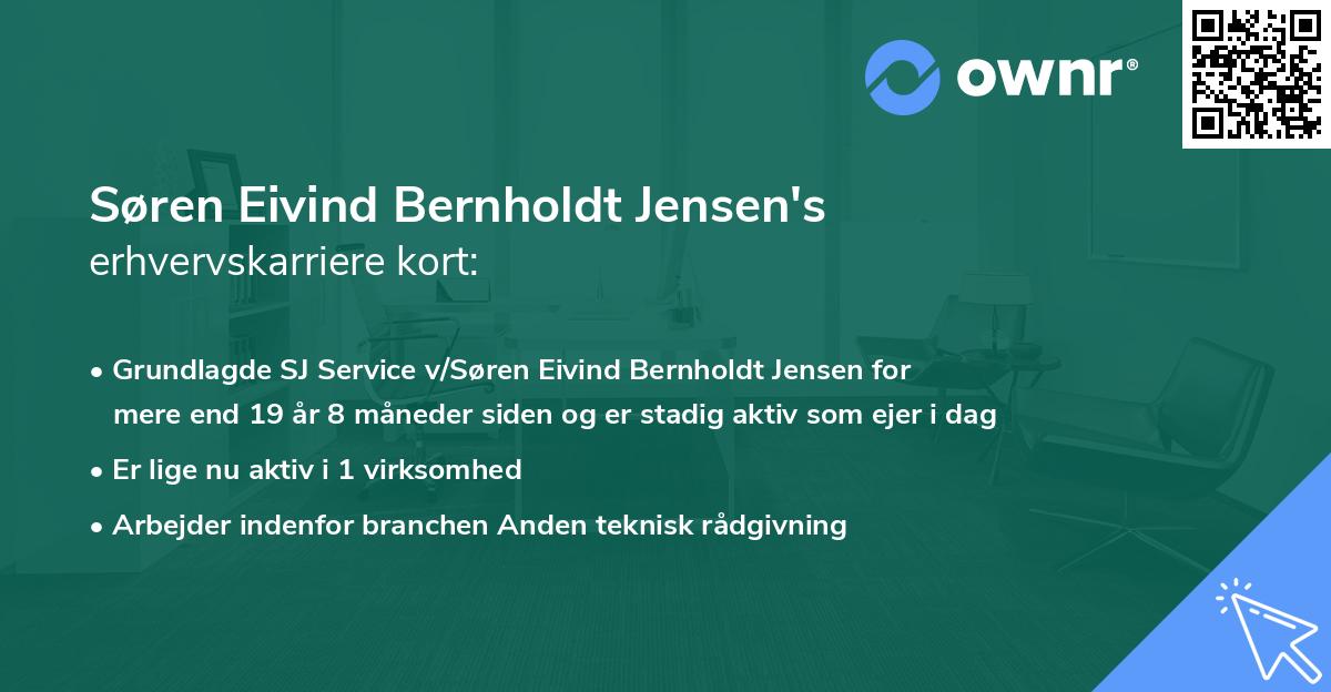Søren Eivind Bernholdt Jensen's erhvervskarriere kort