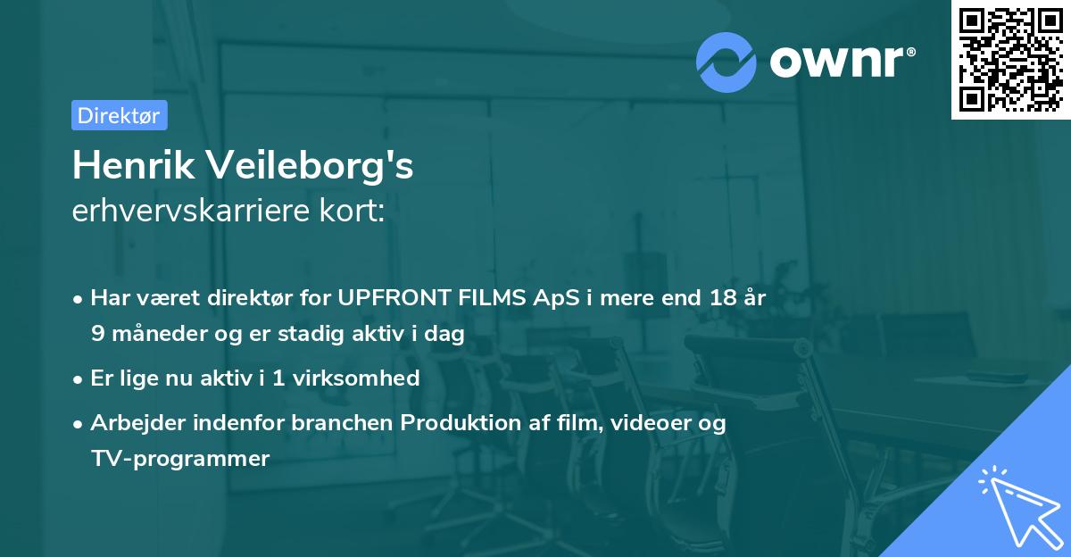 Henrik Veileborg's erhvervskarriere kort