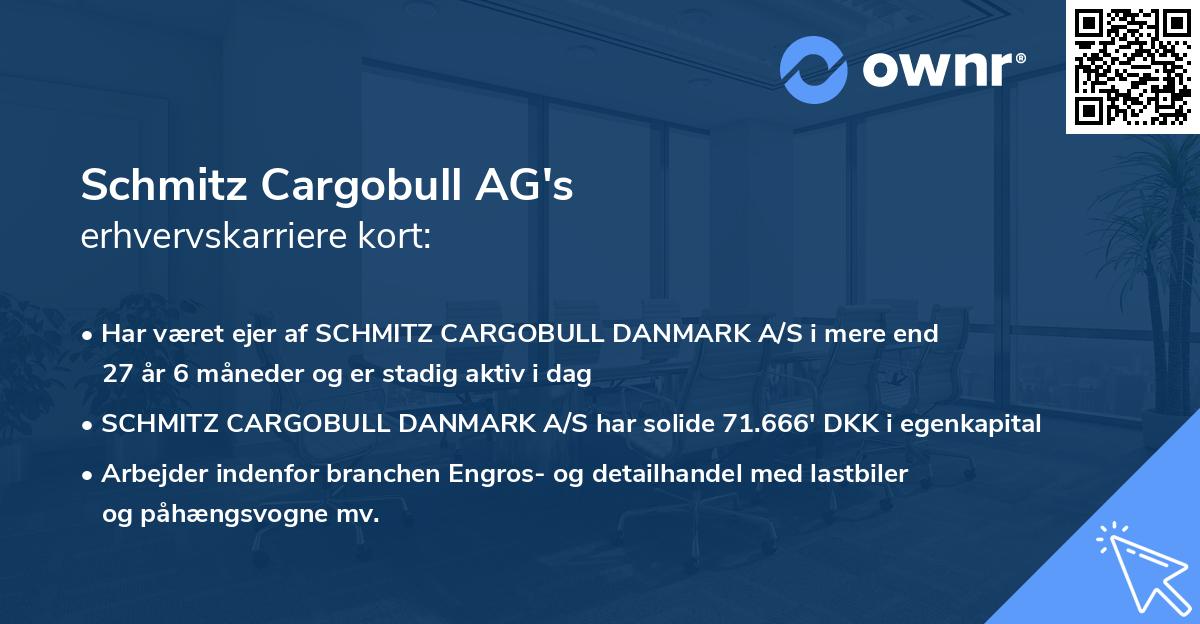 Schmitz Cargobull AG's erhvervskarriere kort