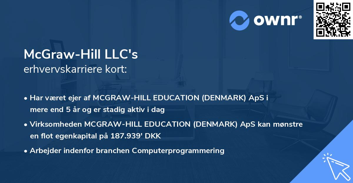 McGraw-Hill LLC's erhvervskarriere kort